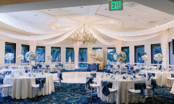 The Sleeping Beauty Pavilion featuring a dance floor at the Disneyland Hotel