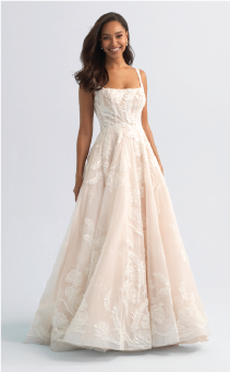 A wedding dress inspired by Belle from Beauty and the Beast