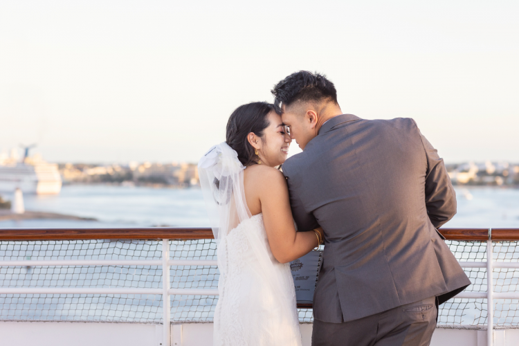 bride and groom, disney cruise line, cruise, cruise line, disney cruise, cruise wedding, cruise line wedding, disney cruise line wedding, couple, portrait, couple portrait