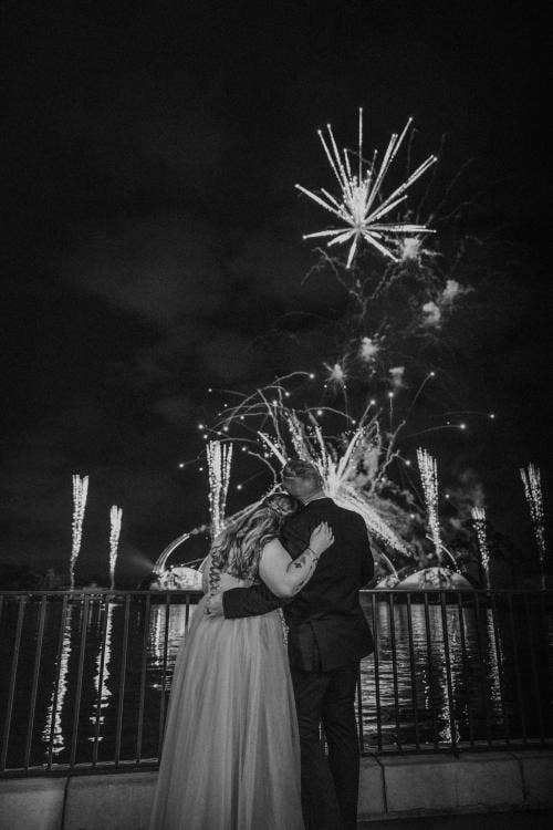 Disney Wedding, Wedding Welcome Party, Firework Dessert Party, Disney Wedding, Wedding Fireworks, EPCOT Wedding