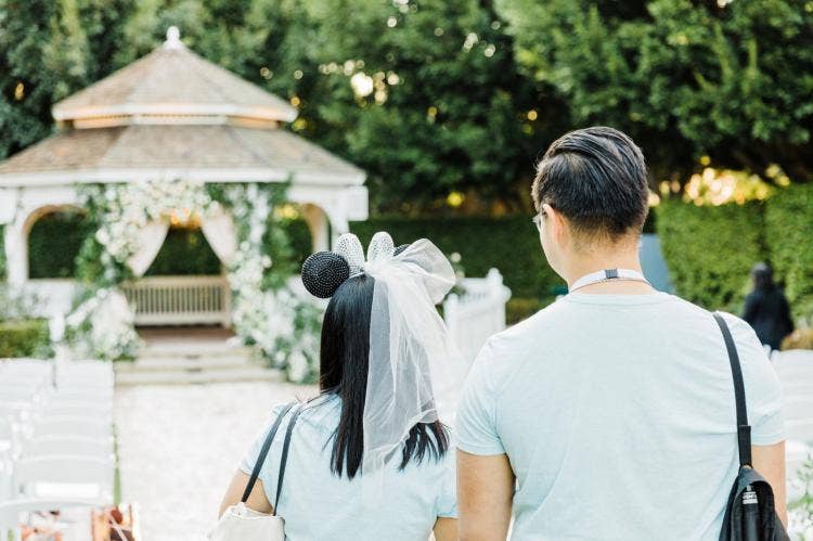 Disney Weddings Showcase, Wedding Showcase, Disneyland Wedding Showcase, Rose Court Garden, Wedding Planning