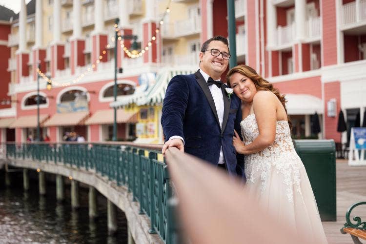 Disney's Boardwalk Inn, Walt Disney World, Wedding Portrait