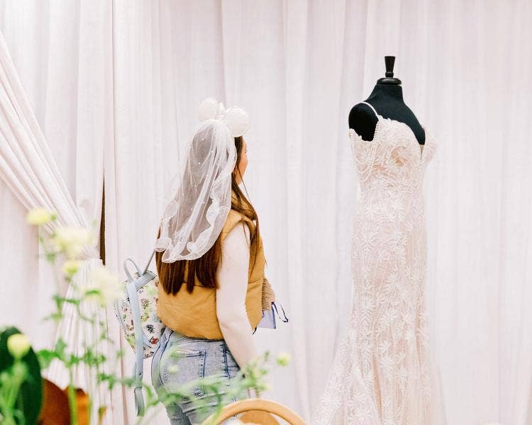 Disney Weddings showcase, wedding showcase, Disneyland showcase, Disneyland showcase 2023, showcase 2023, allure, wedding dress, dress, bridal dress, allure bridal dress