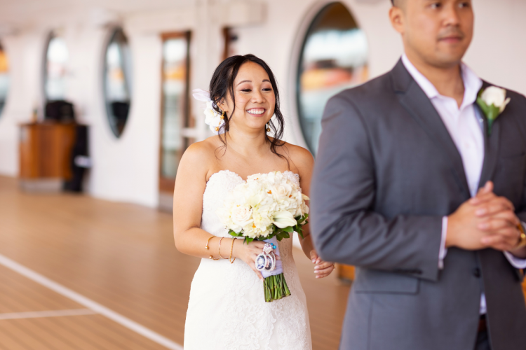 bride and groom, disney cruise line, cruise, cruise line, disney cruise, cruise wedding, cruise line wedding, disney cruise line wedding, first look, couple, couple first look