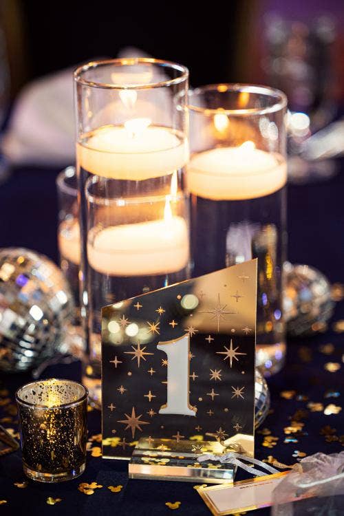 Reception, Disney Wedding, Centerpiece, Candles