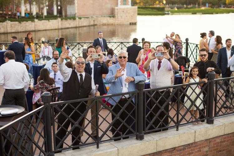 guests, pre-reception, Italy Isola, Epcot