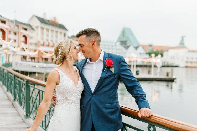 Disney Wedding, Walt Disney World Wedding, Epcot Wedding, Disney Bride, Disney Wedding Photos, Italy Wedding, Destination Wedding, Wedding Photos