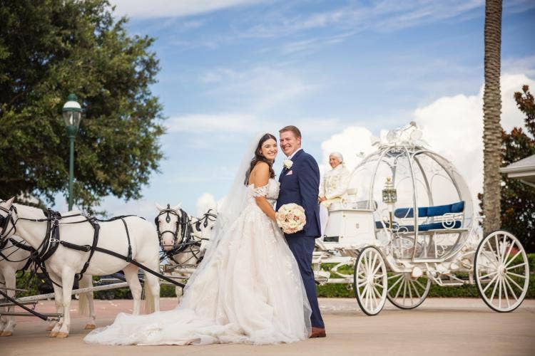 Cinderella Coach, Disney Wedding, Walt Disney World
