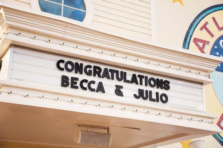 Atlantic Dance Hall, Boardwalk, Disney Wedding, Reception