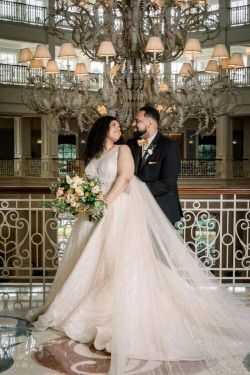 bride and groom, couple, portrait, couple portrait, grand floridian, grand floridian resort