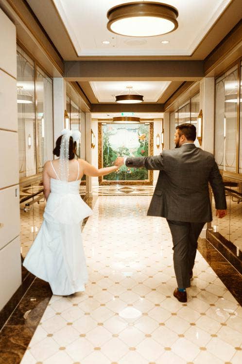 couple, Disney cruise line, cruise wedding, Disney Wish