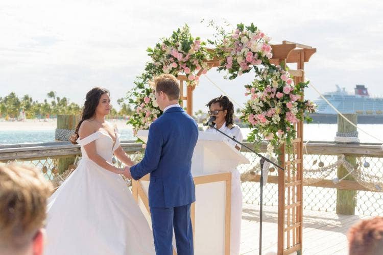 Wedding Ceremony, Disney Wedding, Wedding Decor, Beach Wedding, Castaway Cay Wedding, Disney Cruise Wedding, Cruise Wedding, Destination Wedding, Wedding Point, Castaway Cay