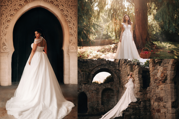 Disney Wedding Gown, Disney Princess Inspired Wedding Gown, Jasmine, Snow White, Rapunzel