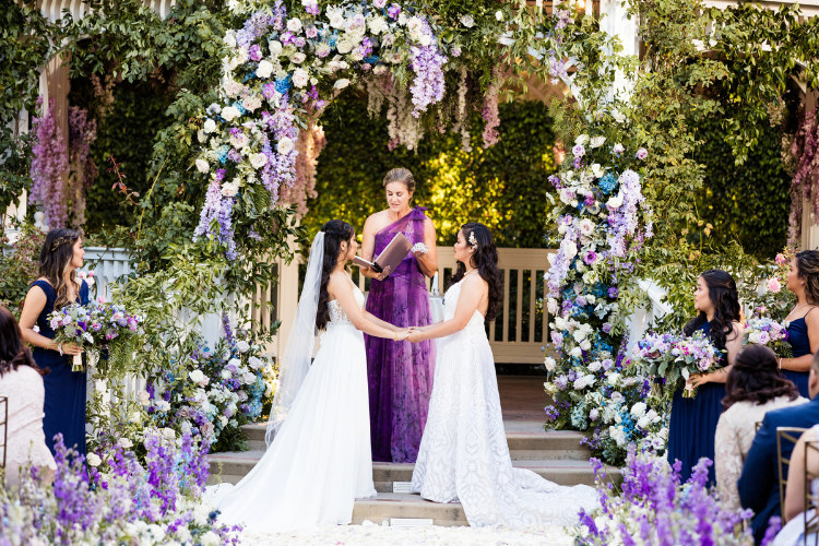 Disney Wedding, LGBTQ wedding, Wedding Ceremony, Spring Wedding, Wedding Decor, Disneyland Wedding, Wedding at Disney