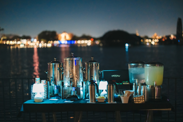 beverage, food & beverage, beverage bar, fireworks dessert party, dessert party, Epcot, Epcot dessert party