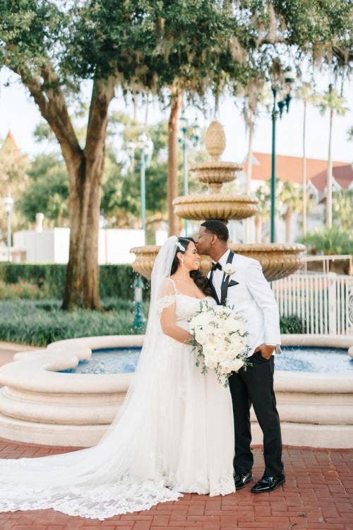 bride and groom, couple, first look, couple first look, grand Floridian, Disney's grand Floridian resort & spa