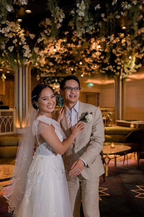 couple, wedding reception, reception, the bayou, bayou, Disney cruise line, cruise wedding, Disney Wish