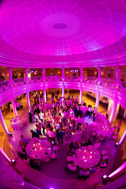EPCOT, American Adventure Rotunda, Reception Decor