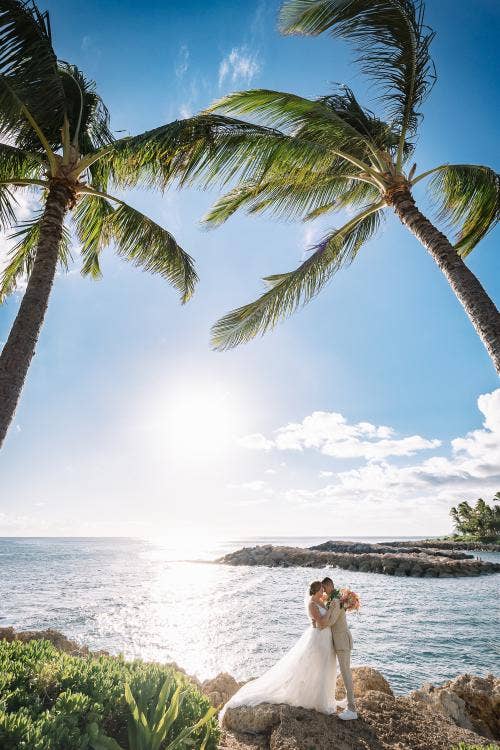 Aulani, Disney Weddings, Wedding Portrait