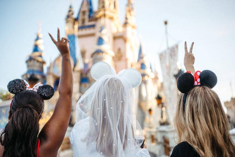 Disney bride, Disney bachelorette Trip, Disney girls trip, disney wedding