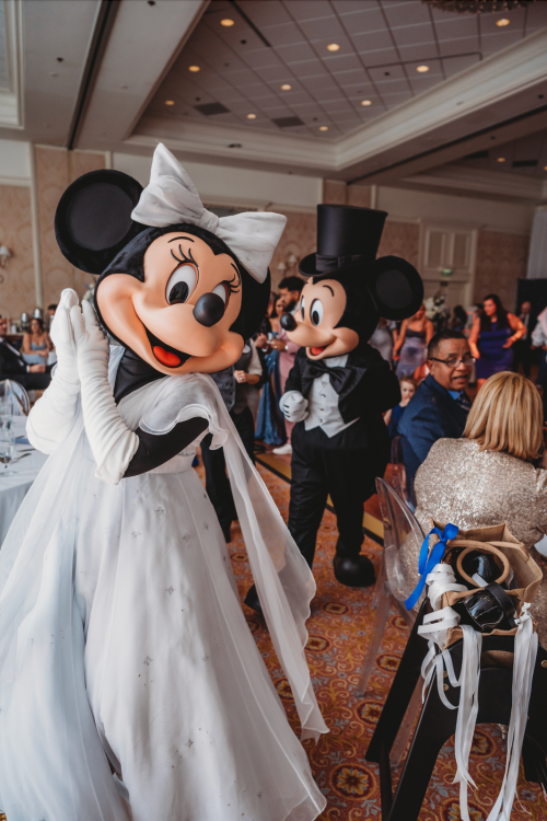 Mickey Mouse, Minnie Mouse, Disney Wedding, Wedding Reception, Wedding Entertainment
