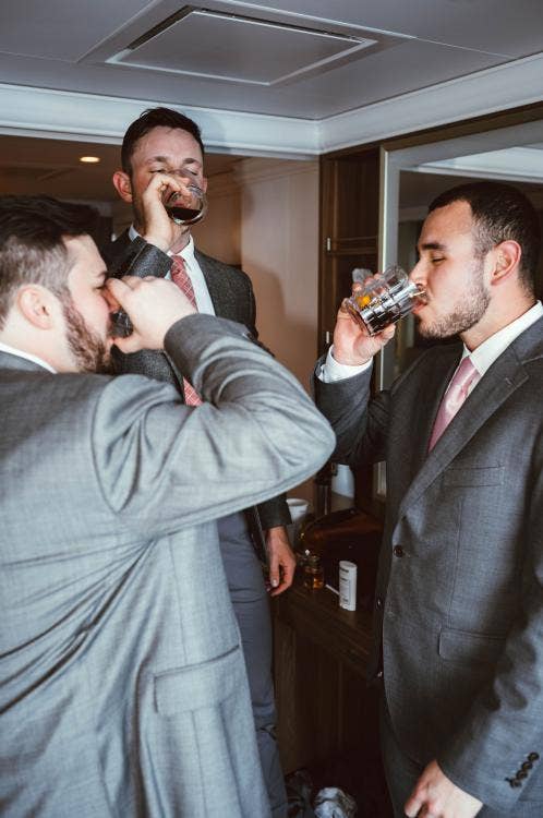 groom, groomsmen, getting ready, Disney cruise line, stateroom, cruise wedding, Disney Wish