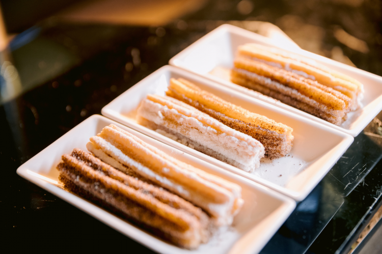 reception, food, churros, disneyland