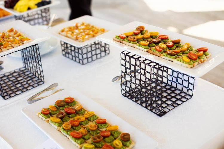 reception, buffet, brunch, brunch reception, food, brunch food, welcome party, sea breeze point