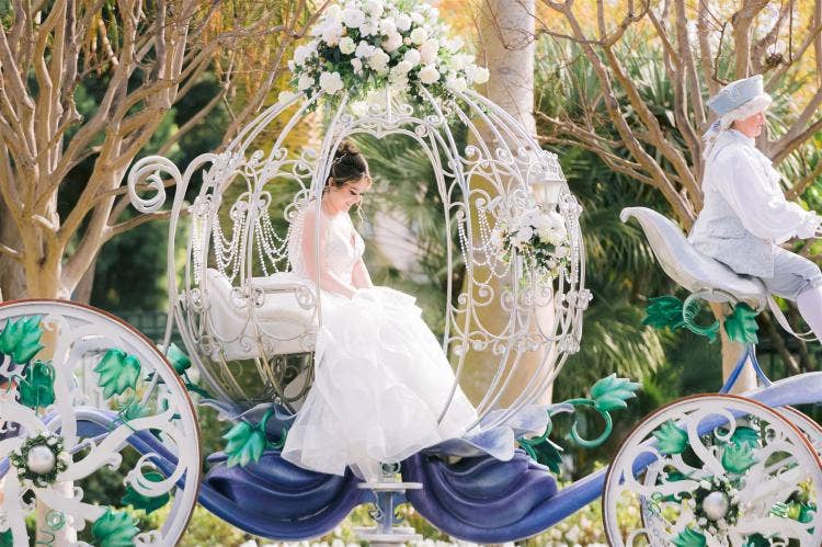 Disney Wedding, Disneyland Wedding, Bride Arrival, Wedding Transportation