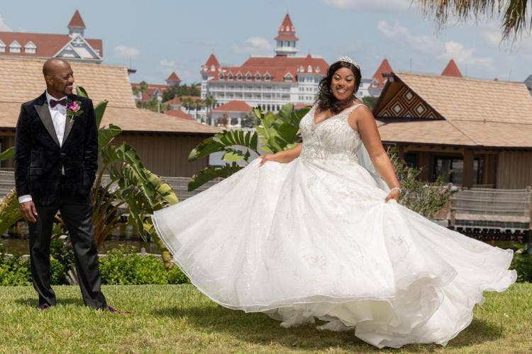 bride and groom, couple, portrait, couple portrait, polynesian, polynesian resort