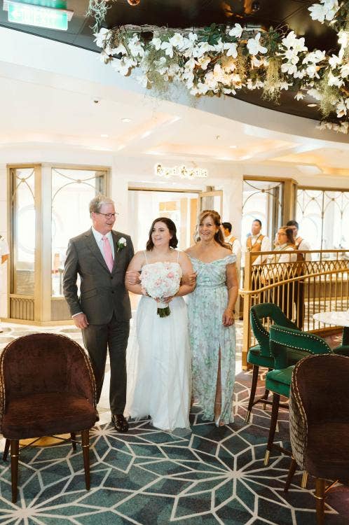 wedding ceremony, ceremony, entrance, bridal entrance, the bayou, Disney Wish, Disney cruise line