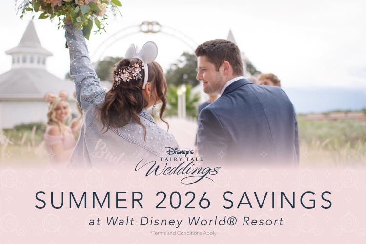 Save on Your Summer 2026 Disney Wedding with 4 Special Offers