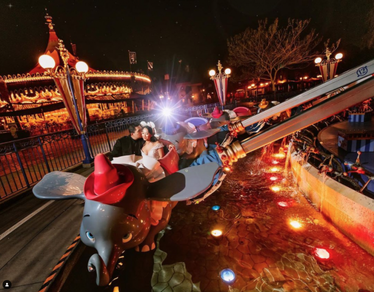 Disney Wedding, Disneyland Wedding, Disney Bride, Disney Weddings, Attraction Mix-in