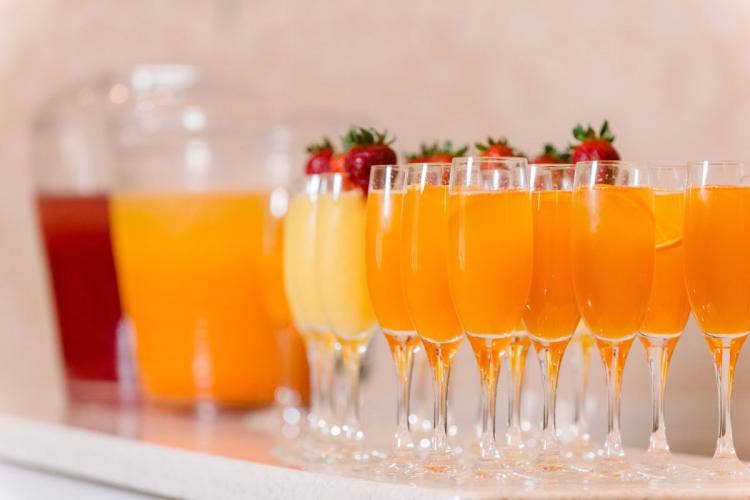 wedding reception, reception, drinks, food & beverage, beverage, mimosa, bar, grand floridian, grand floridian ballrooms