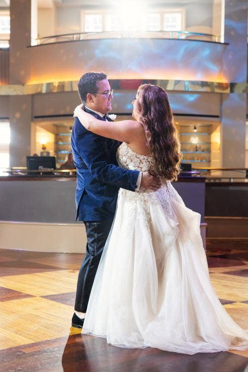 First Dance, Boardwalk, Atlantic Dance Hall, Walt Disney World, Disney Wedding, Disney Wedding Reception