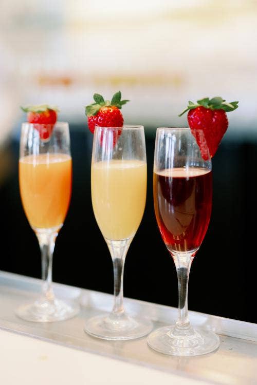 wedding reception, reception, drinks, food & beverage, mimosa, mimosa bar