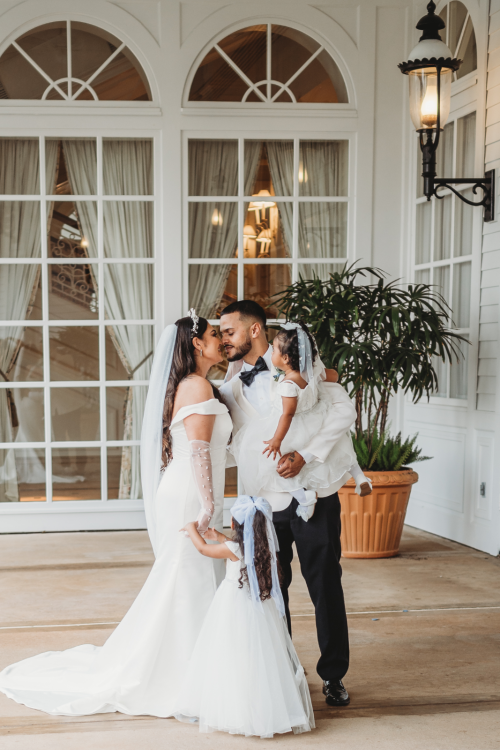 Disney bride, Disney wedding, flower girls, Disney Family