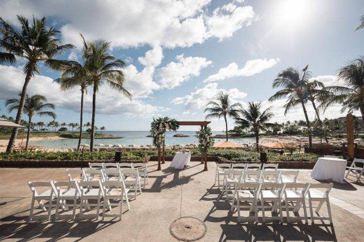Disney Wedding, Aulani, Ceremony Setup