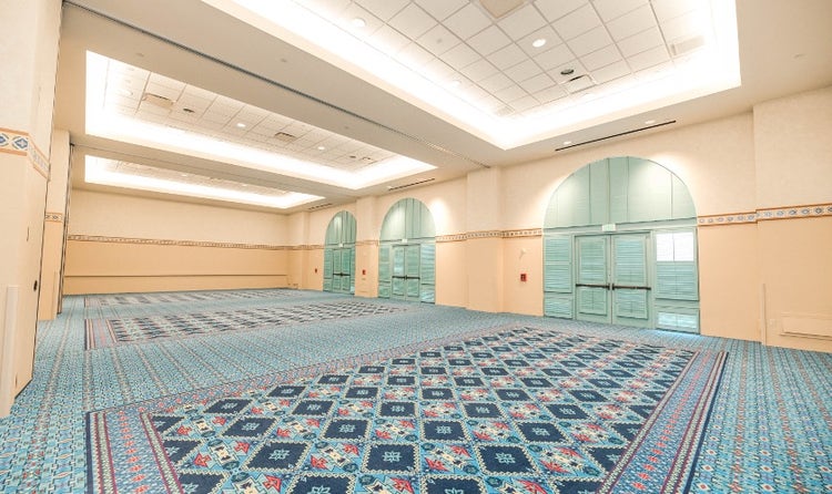A small ballroom that is elegantly themed to the beauty of Spanish, Mexican and American Southwestern influences.